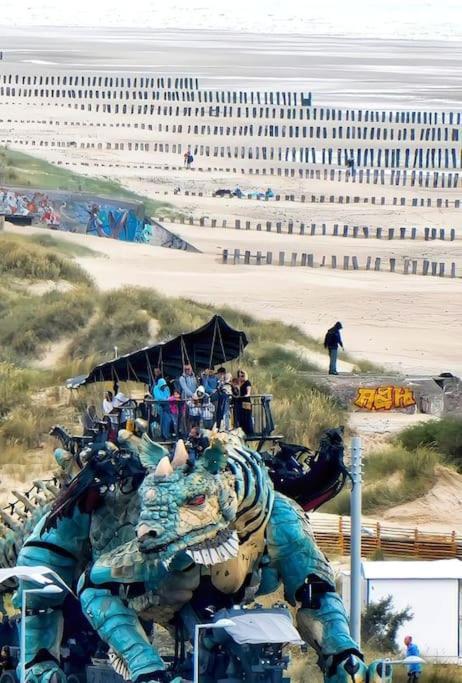 Le Clemenceau Appart-Calais Nord-Balcon-Plage Екстер'єр фото