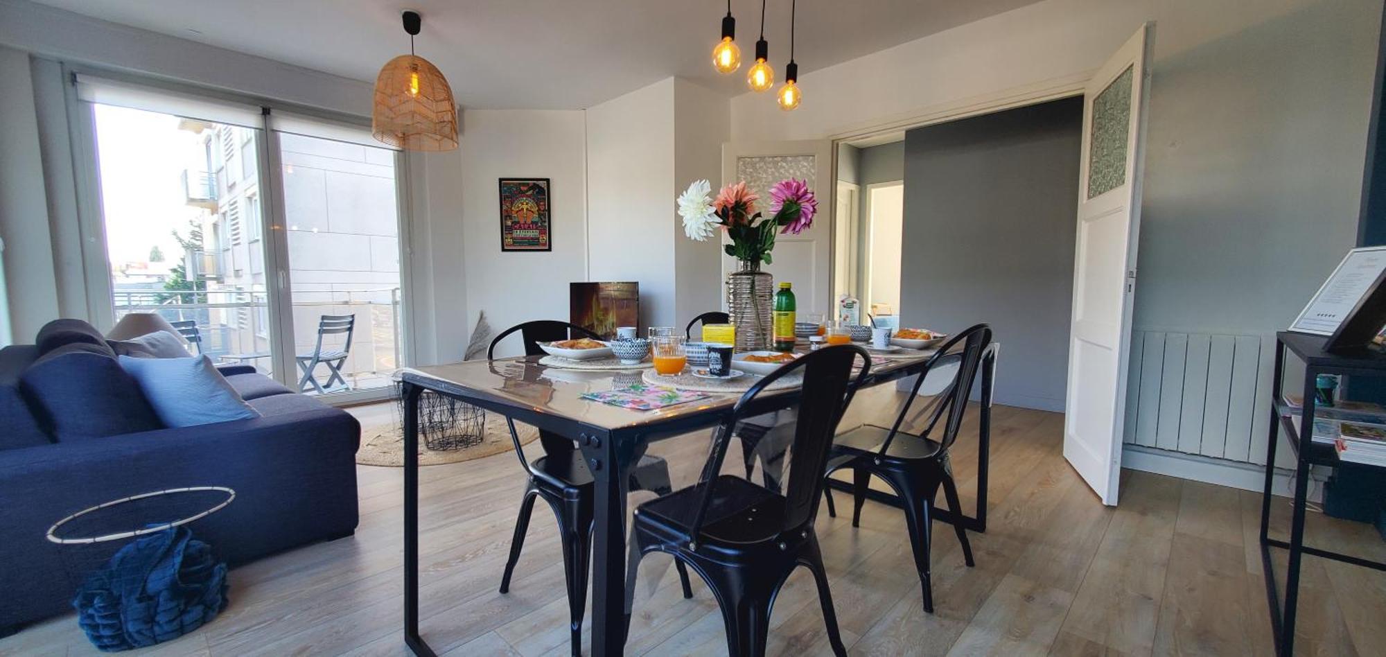 Le Clemenceau Appart-Calais Nord-Balcon-Plage Екстер'єр фото